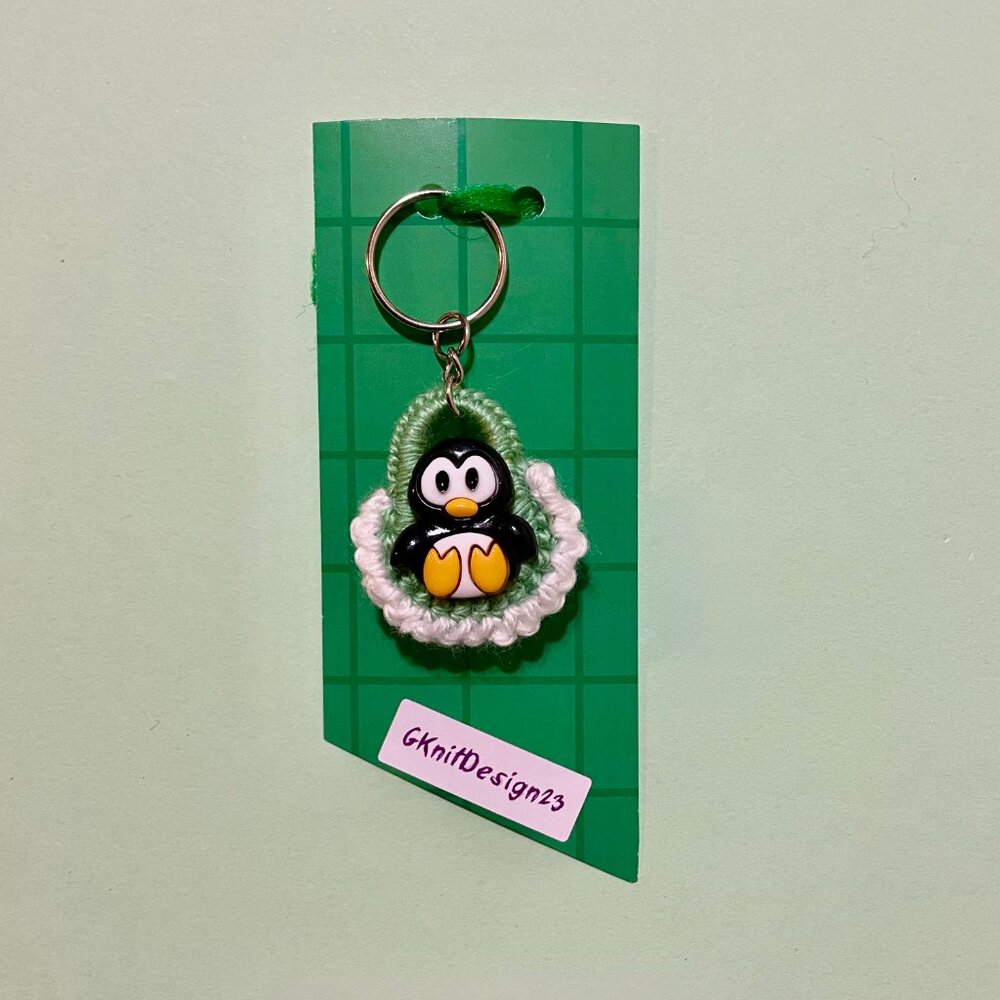Little Keychain Charm, Crochet Handmade Backpack Charm